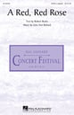 A Red, Red Rose SATB choral sheet music cover